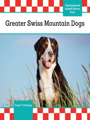 cover image of Greater Swiss Mountain Dogs